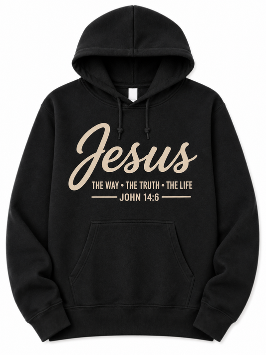 Jesus John 14:6 Hoodie The Way|The Truth|The Life Hoodie (4 Colors)