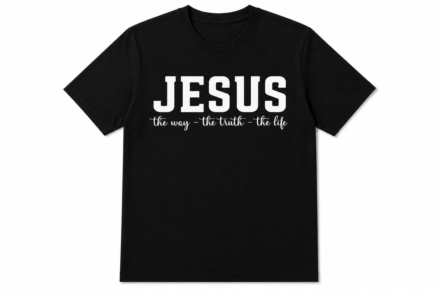 Jesus Is The Way|The Truth|The Life Tshirt (5 Colors)