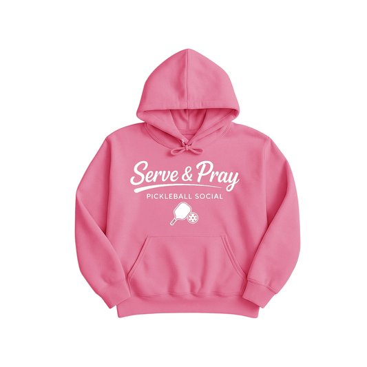 Serve & Pray Pickleball Hoodie (4 Colors)