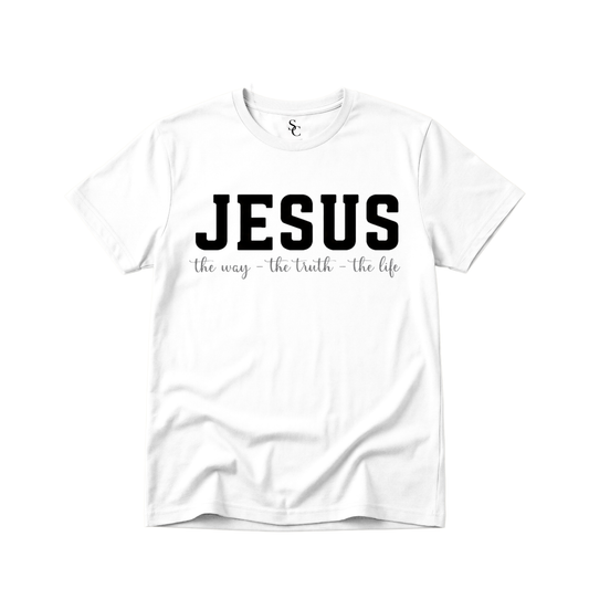 Jesus Is The Way|The Truth|The Life Tshirt (5 Colors)