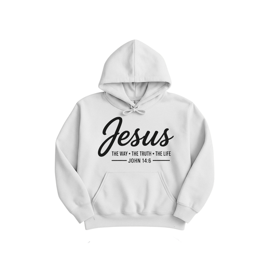 Jesus John 14:6 Hoodie The Way|The Truth|The Life Hoodie (4 Colors)