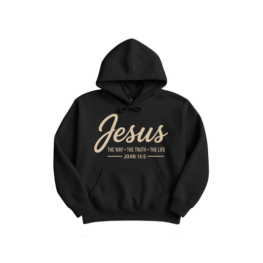 Jesus John 14:6 Hoodie The Way|The Truth|The Life Hoodie (4 Colors)
