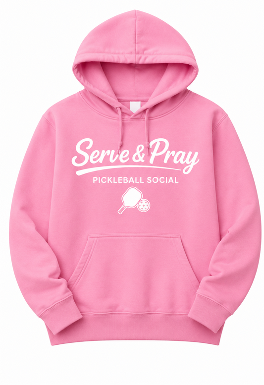Serve & Pray Pickleball Hoodie (4 Colors)